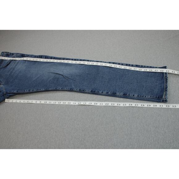 AG Adriano Goldshmied Jeans Mens 38 x 32 Blue Everett Slim Straight Stretch - Picture 8 of 8